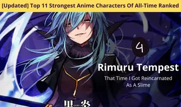 Rimuru Tempest- top 11 most powerful anime characters
